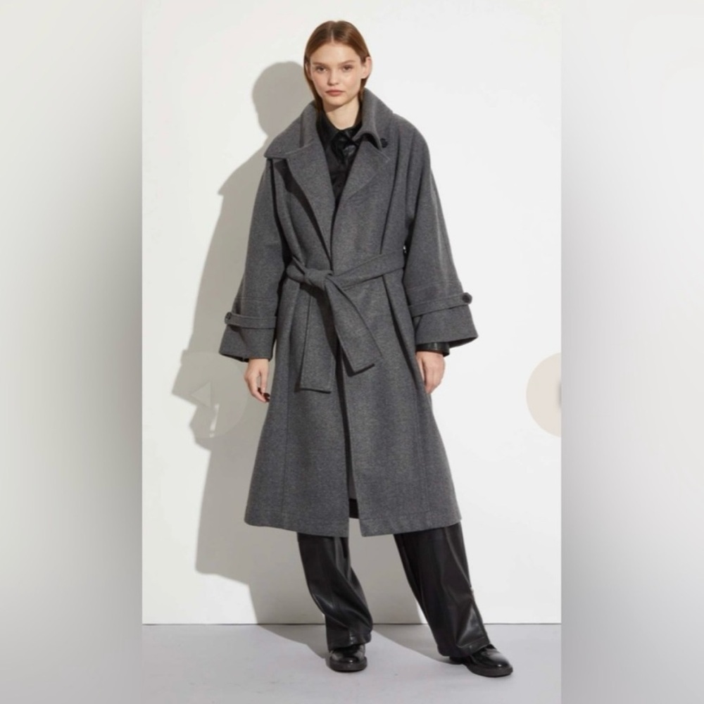 Saint Art Avery fuchsia oversized coat s/m